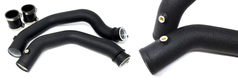 BMS M3/M4 S55 Aluminum Replacement Chargepipes - Burger Motorsports 