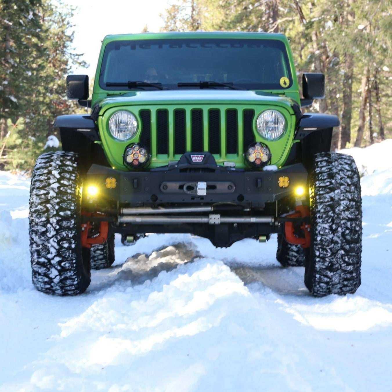 Dana 60 "Kingpin" & "Fusion 4x4" Steerable Knuckle Light Mounts