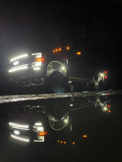 2021-2022 Ford F-250/F-350/F-450/F-550 LED Grille Light Kit – Non-High-Flow, KR/STX/XLT/Platinum, IP67