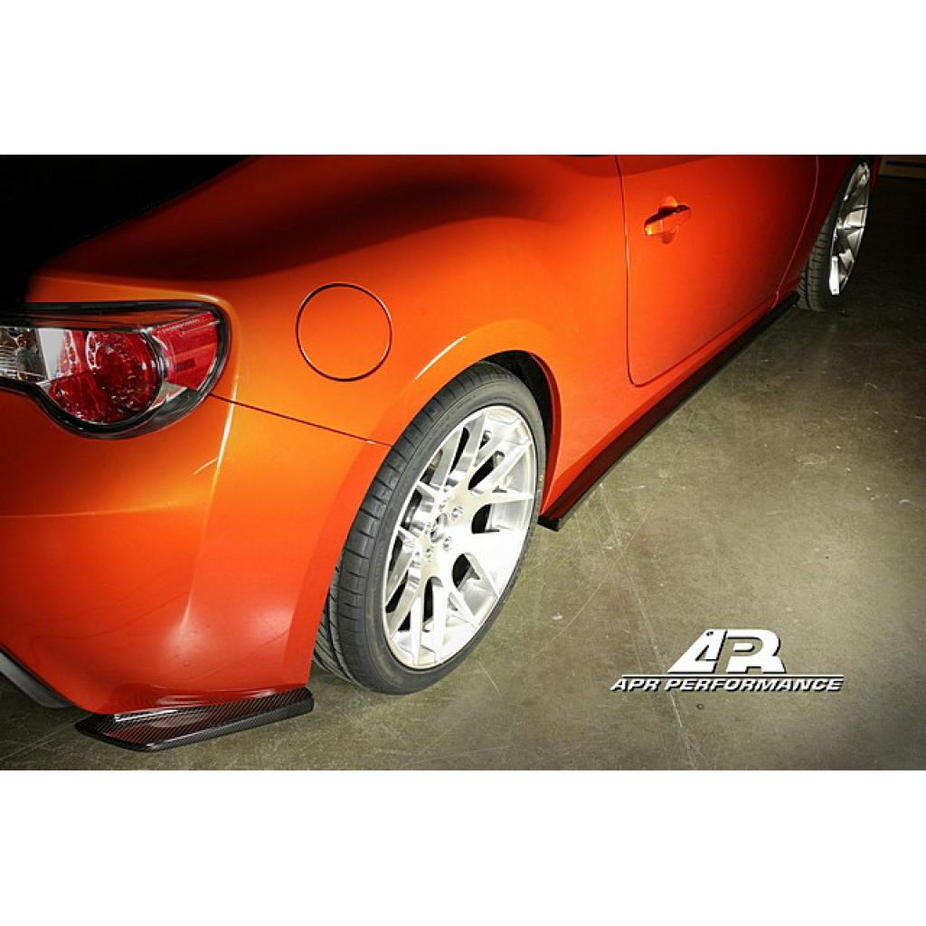 Carbon Fiber Scion FR-S/ Toyota GT86/ Subaru BRZ Rear Bumper Skirts 2013-2021