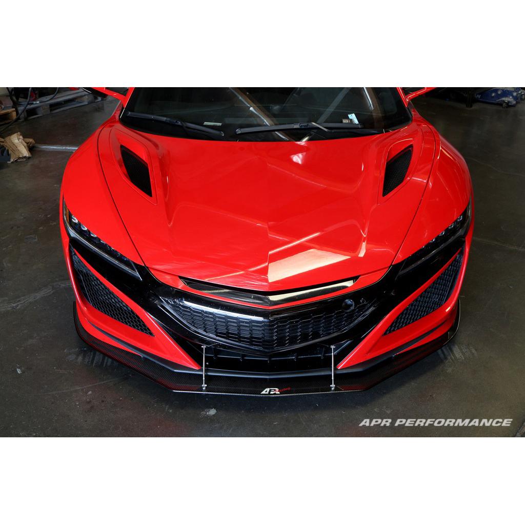 Carbon Fiber Front Wind Splitter - Acura NSX 2016-2022 (Stock Bumper)