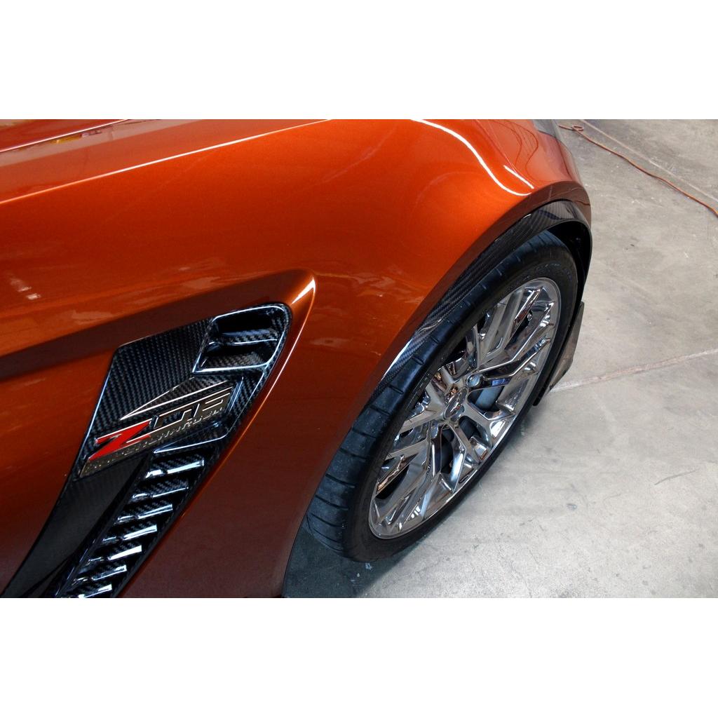 Chevrolet Corvette C7 Z06 Carbon Fiber Fender Wheel Arch Moldings