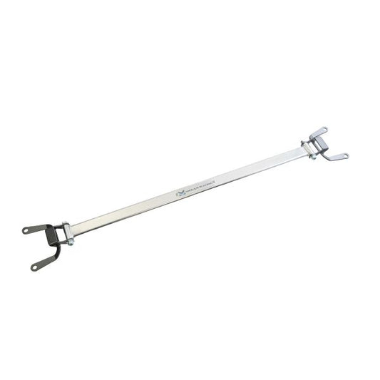 Megan Racing Strut Bar Front Upper for Subaru WRX/STI 2015-2021 Race-Spec V2 Powder Coated Polished Aluminum 1-Year Warranty MR-SB-SI15FU-1P-V2