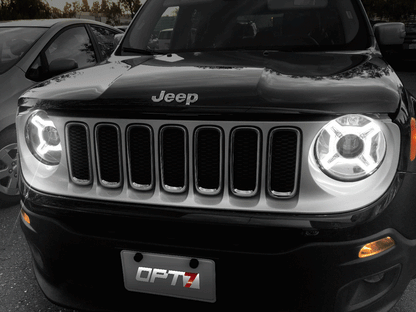 Outlaw X DRL LED Jeep Renegade Projector Headlights