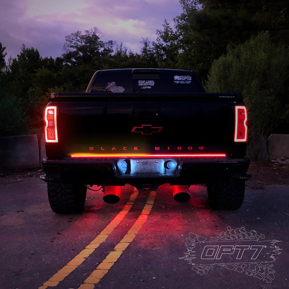 AURA PRO LED Lighting Kit for Truck Bundle (Grille LED Kit + DreamColor Underglow LED Kit - Bluetooth APP and Remote Controlled + Tailgate Triple Light Bar)