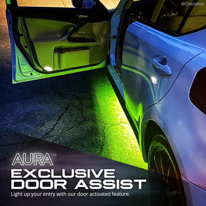 OPT7 AURA Aluminum Underglow Smart LED Lighting Kit for Cars - Exclusive Keyless Unlock Light