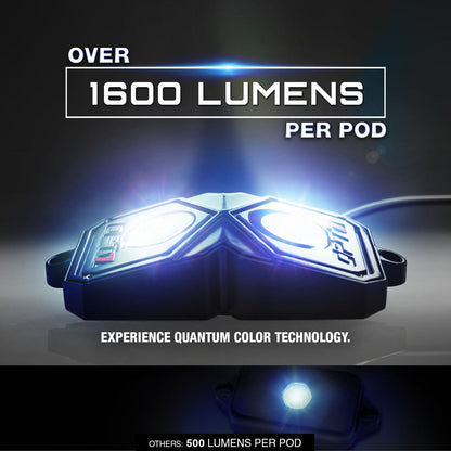 AURA LED Lighting Kit for Truck Bundle (Quantum LED Rocklight + Underglow LED Kit + Sidekick LED Kit ) - Remote Control