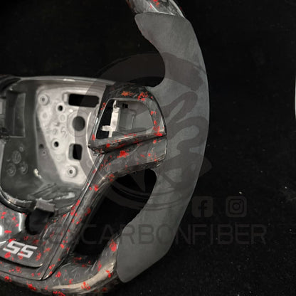 IN STOCK - 2012-2015 Chevrolet Camaro Carbon Fiber Steering Wheel(NO paddle shifters)