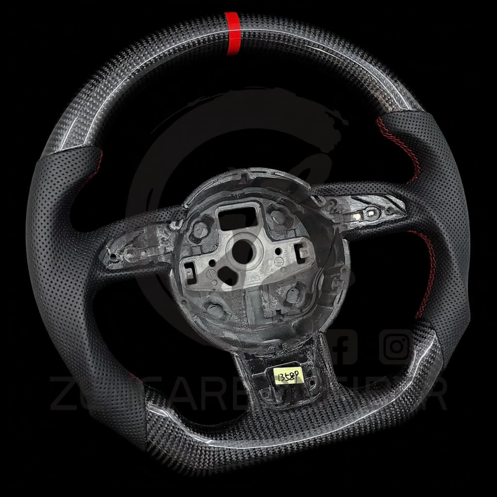 IN STOCK - 2012-2016 Audi B8.5/8V A3/A4/A5 Carbon Fiber Steering Wheel(NO Paddle Shifters)