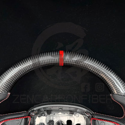 IN STOCK - 2014-2022 Jeep WK2 Grand Cherokee (non-SRT) Carbon Fiber Steering Wheel