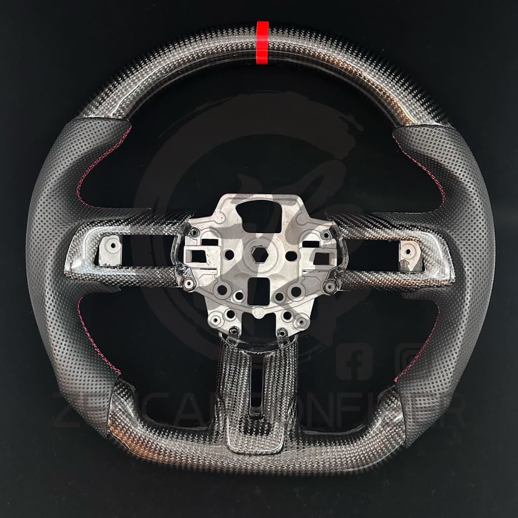 IN STOCK- 2015+ S550 Ford Mustang Carbon Fiber Steering Wheel