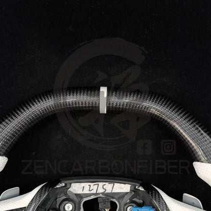 IN STOCK - 2019-2024 BMW G2X 3/4-series Non-M-Sport Carbon Fiber Steering Wheel