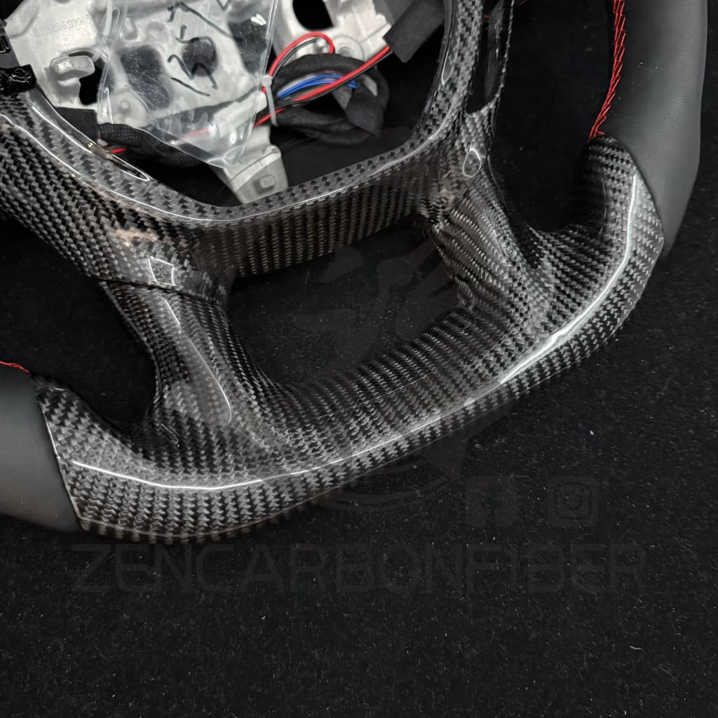 IN STOCK - 2019-2024 Dodge RAM 1500 Heated Carbon Fiber Steering Wheel
