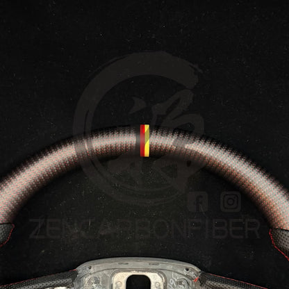 IN STOCK - 2021-2025 Audi B9.5 A/S/RS 4/5 S/RS Q7/8 Carbon Fiber Steering Wheel