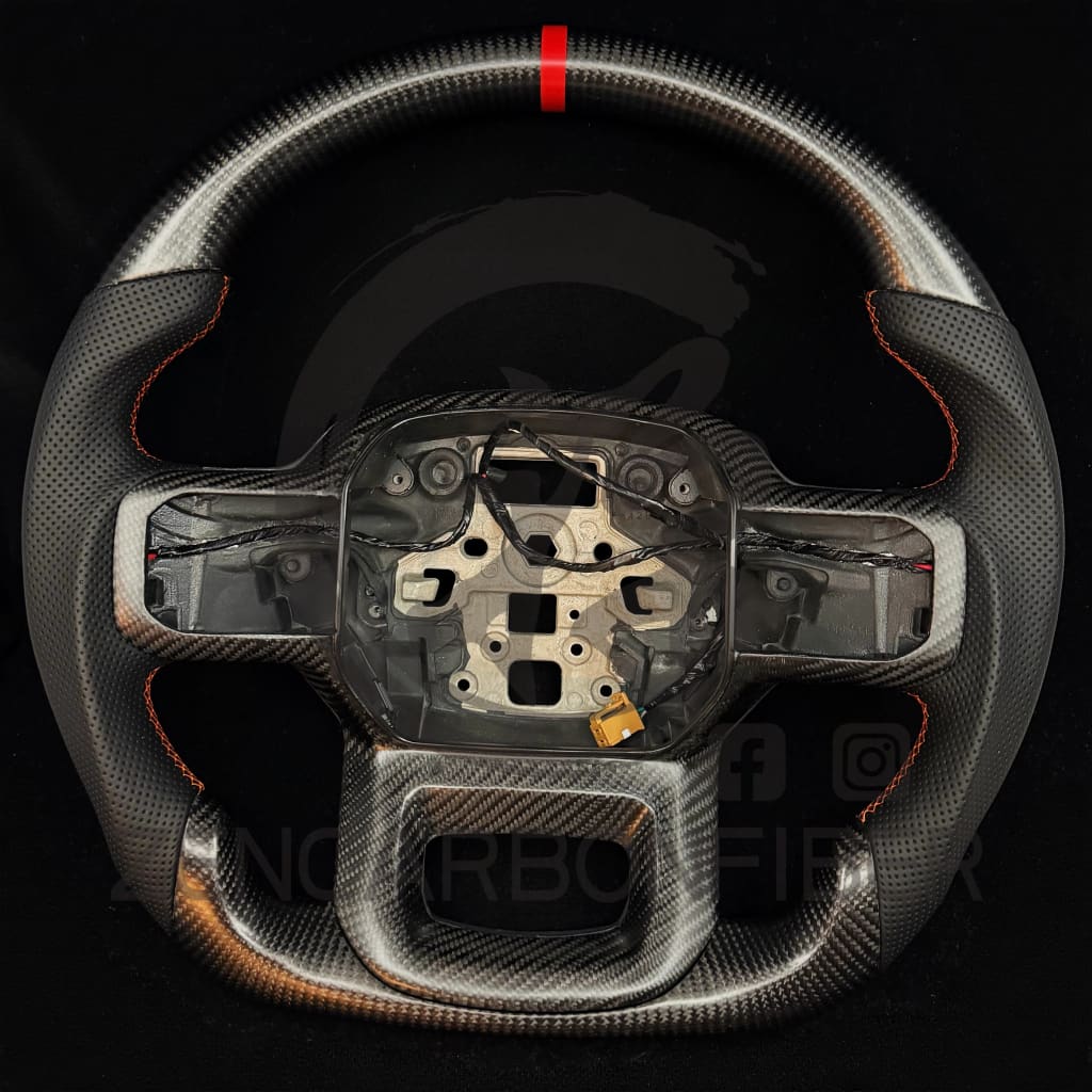 IN STOCK - 2021+ Ford F150 Raptor Heated Carbon Fiber Steering Wheel