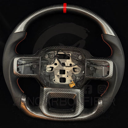 IN STOCK - 2021+ Ford F150 Raptor Heated Carbon Fiber Steering Wheel