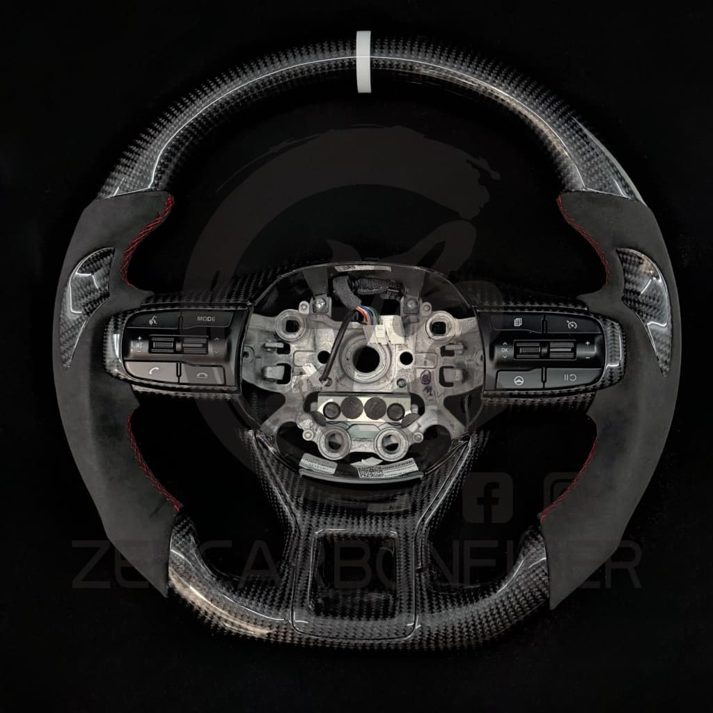 IN STOCK - IN STOCK - 2021+ KIA K5 Heated Carbon Fiber Steering Wheel(NO paddle shifter)