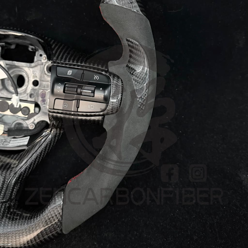 IN STOCK - IN STOCK - 2021+ KIA K5 Heated Carbon Fiber Steering Wheel(NO paddle shifter)