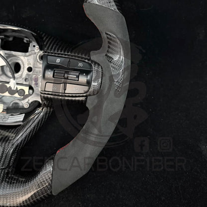 IN STOCK - IN STOCK - 2021+ KIA K5 Heated Carbon Fiber Steering Wheel(NO paddle shifter)