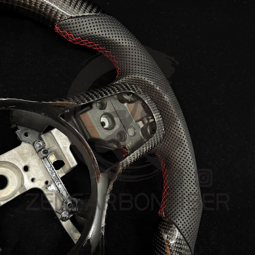 IN STOCK - Mitsubishi Lancer Evo X Carbon Fiber Steering Wheel