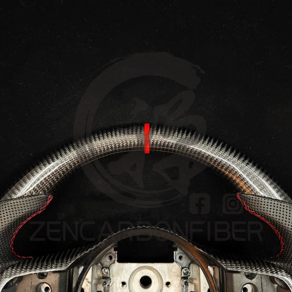 IN STOCK - Mitsubishi Lancer Evo X Carbon Fiber Steering Wheel