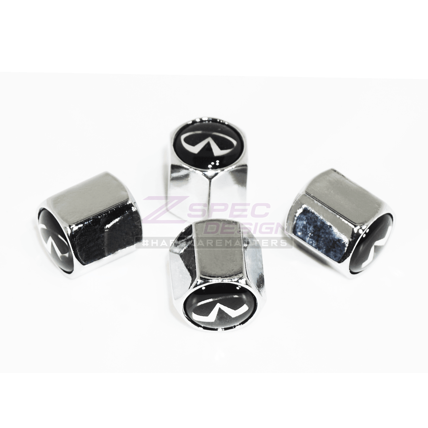 Chrome Valve Stem Tire Caps, Style: INFINITI