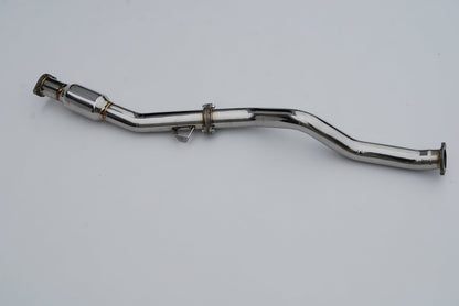 Invidia [22-26 WRX] Auto Bottom High Flow Cat Front Pipe | HS22SW4AFPCB