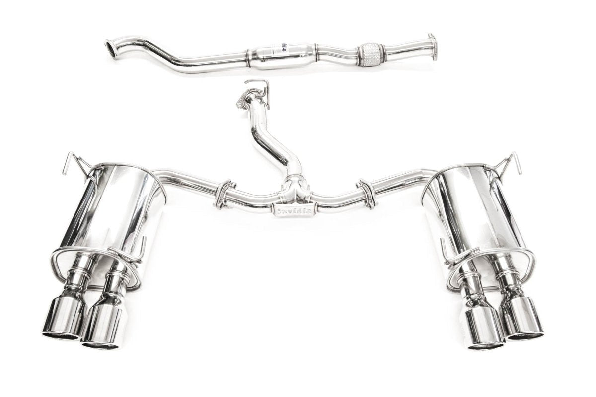 Invidia [22-26 WRX] Q300 Rolled Stainless Steel Tip Cat-Back Exhaust | HS22WRXG3S