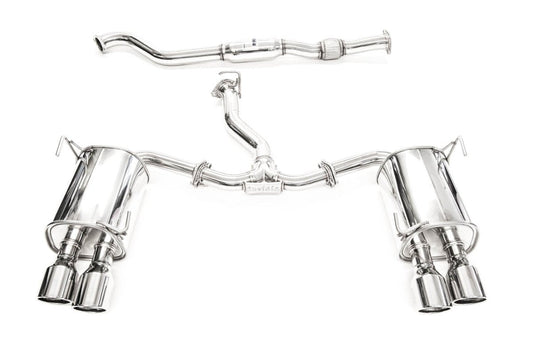 Invidia [22-26 WRX] Q300 Rolled Stainless Steel Tip Cat-Back Exhaust | HS22WRXG3S