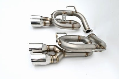 Invidia [22-26 WRX] Twin Loop 3.5in. Single Layer S.S Tip Axle-Back Exhaust