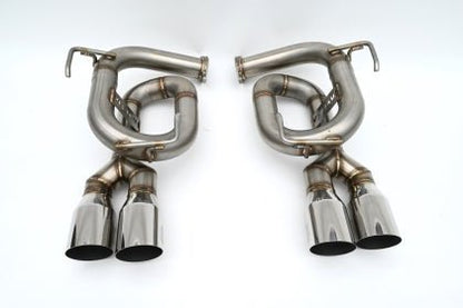 Invidia [22-26 WRX] Twin Loop 3.5in. Single Layer S.S Tip Axle-Back Exhaust