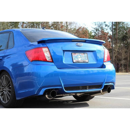 Invidia Dual N1 Burnt Titanium Tips Cat Back Exhaust WRX/STI Sedan 2008-2014 | HS11STIGTT