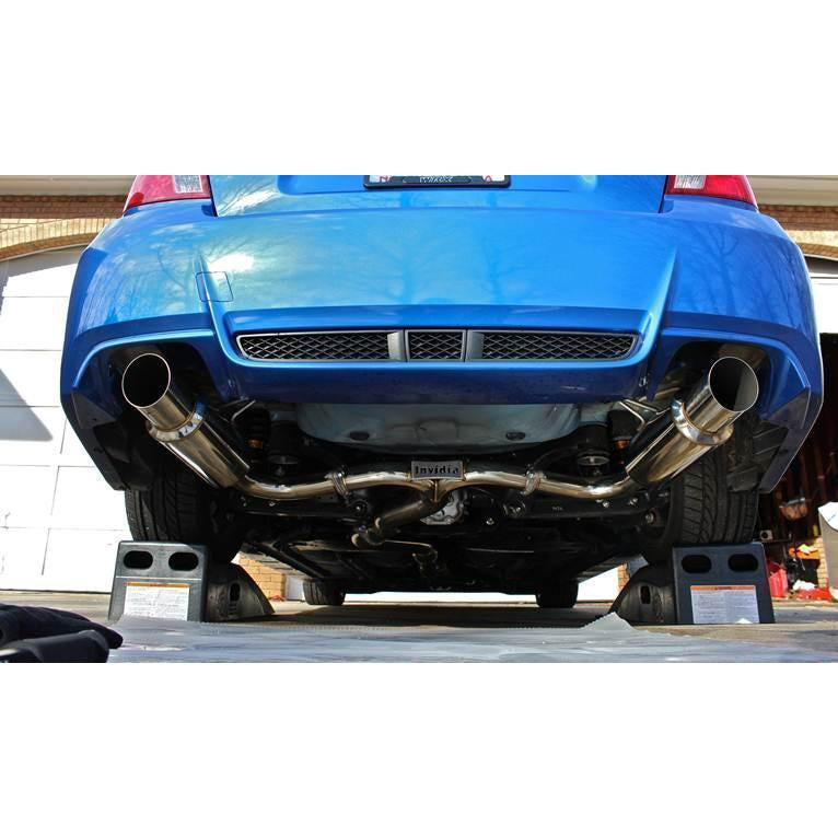 Invidia Dual N1 Stainless Steel Tips Cat Back Exhaust WRX/STI Sedan 2011-2014 | HS11STIGTP