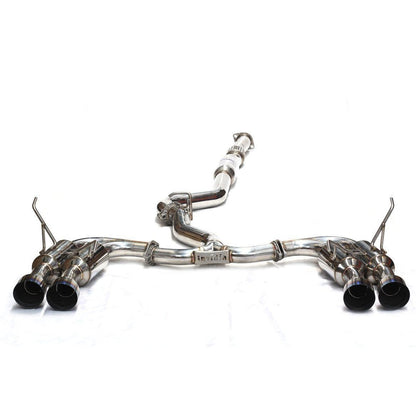 Invidia [15-21 WRX/STI] Gemini R400 Titanium Quad Tip Exhaust