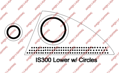 Lexus IS300 led panels
