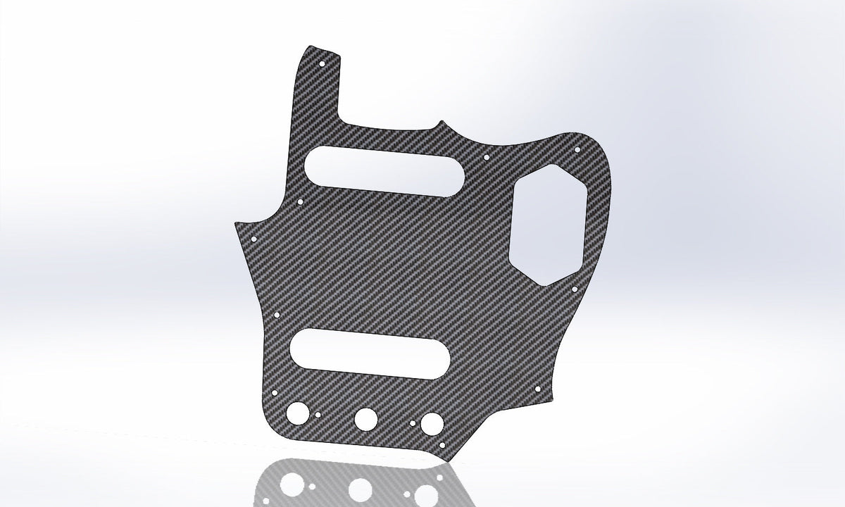 **100% CARBON FIBER** Jaguar PICKGUARD for Fender American Vintage USA