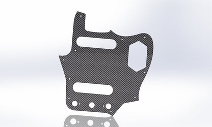 **100% CARBON FIBER** Jaguar PICKGUARD for Fender American Vintage USA