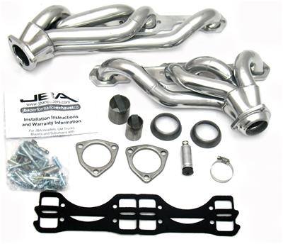 SHORTY HEADERS  1830S-6 SILVER