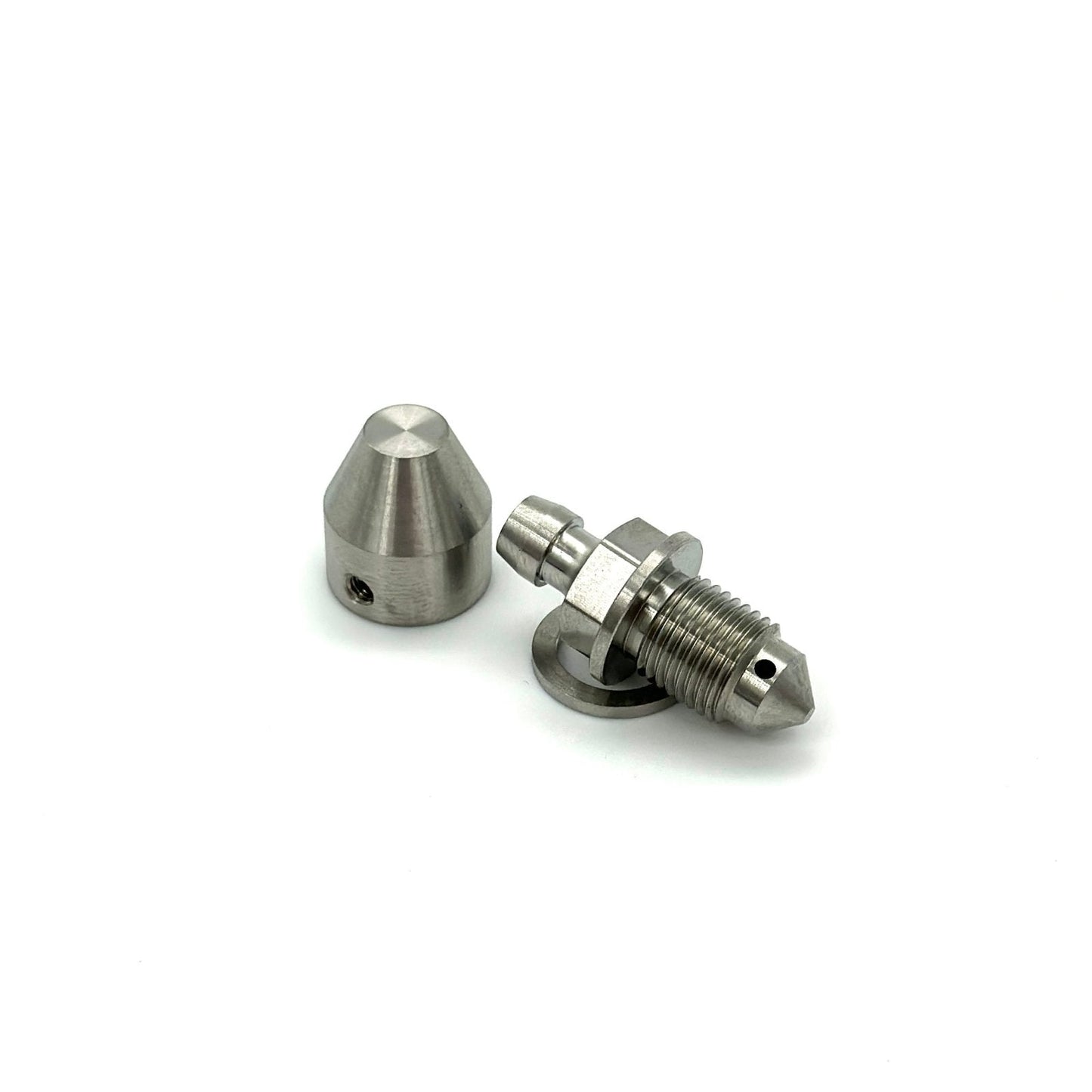 JDC Titanium Brake Bleeder & Cap for Brembo Calipers