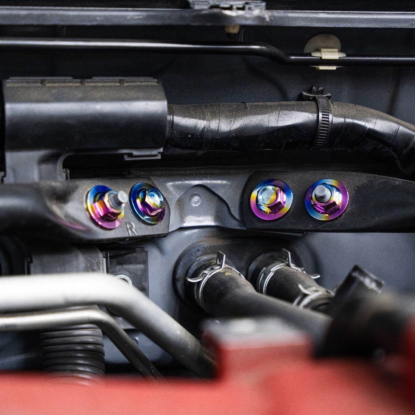 JDC Titanium Engine Bay Dress-Up Hardware Kit | 2013-2021 FRS/BRZ/86