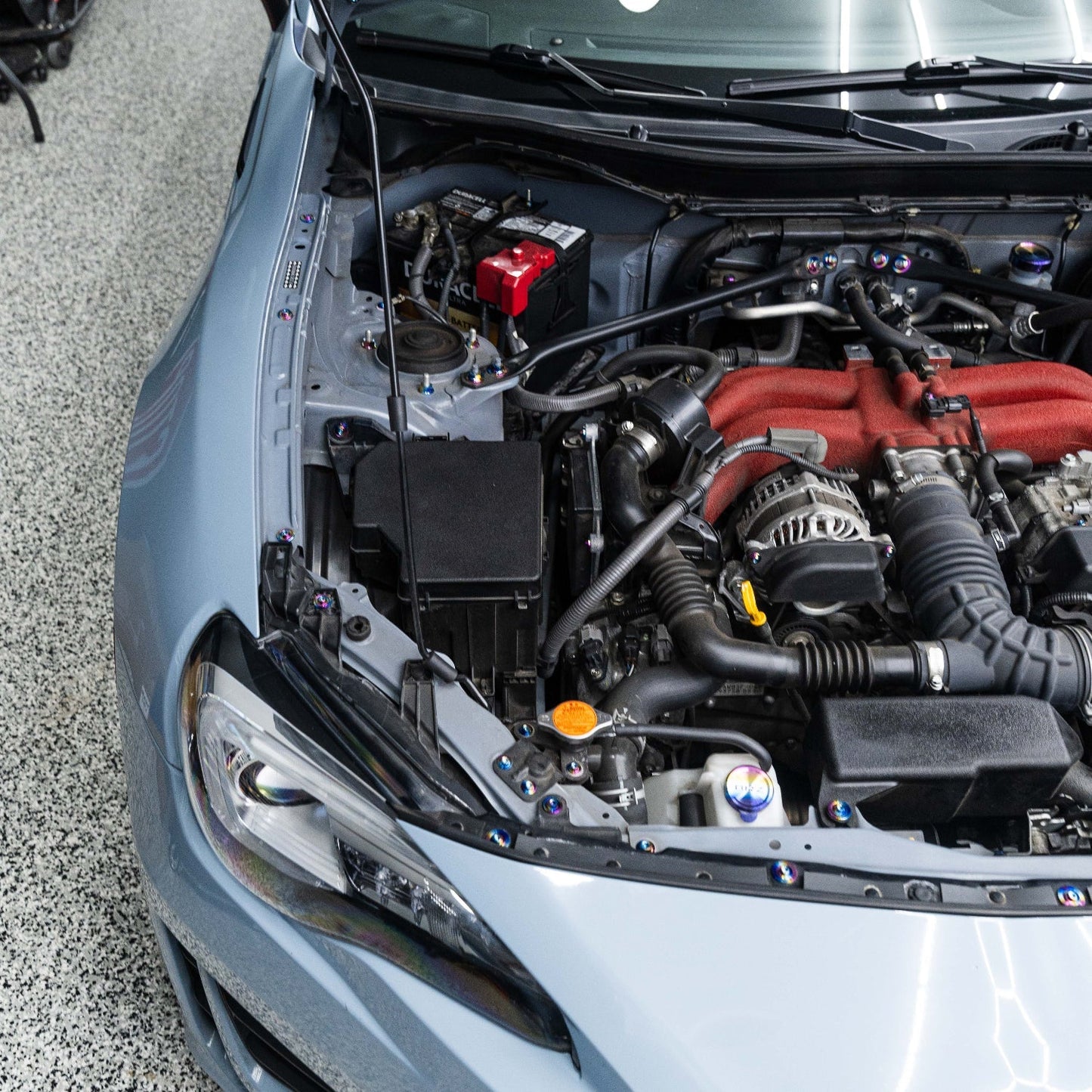 JDC Titanium Engine Bay Dress-Up Hardware Kit | 2013-2021 FRS/BRZ/86