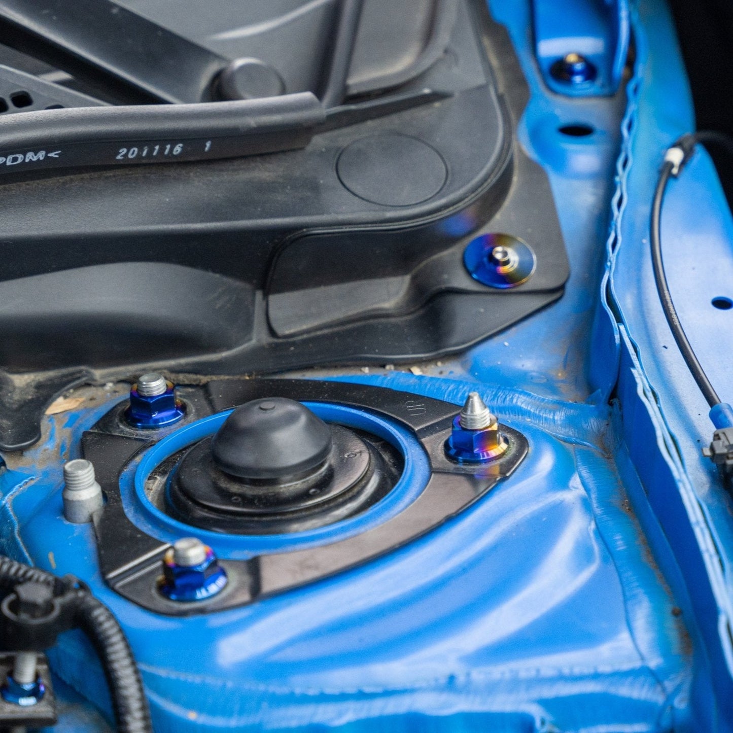 JDC Titanium Engine Bay Dress-Up Hardware Kit | 2017-2021 Honda Civic Type-R
