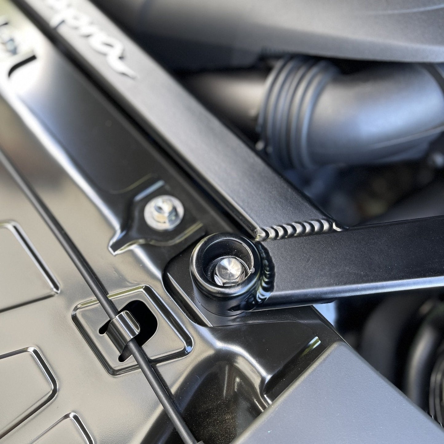JDC Titanium Engine Bay Dress-Up Hardware Kit | A90 Toyota Supra