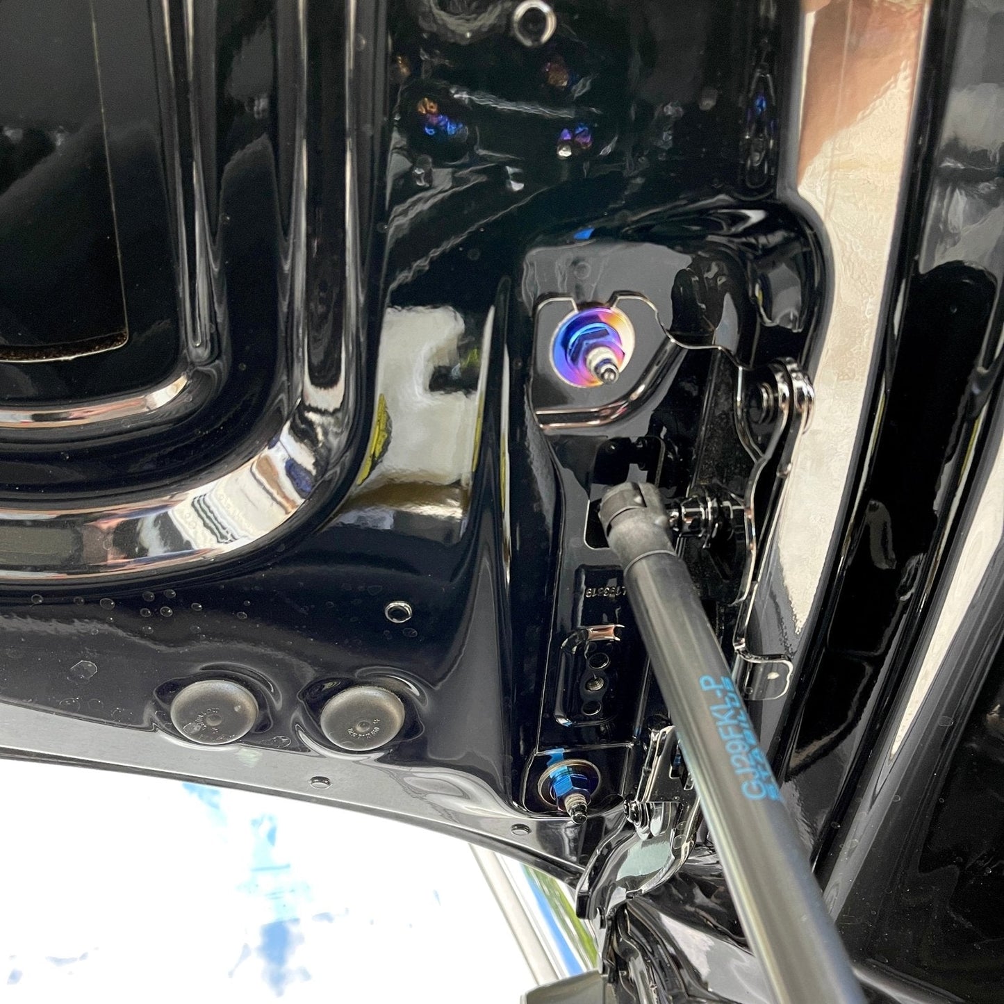 JDC Titanium Engine Bay Dress-Up Hardware Kit | A90 Toyota Supra