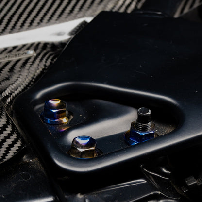 JDC Titanium Engine Bay Dress-Up Hardware Kit | Nissan 370z