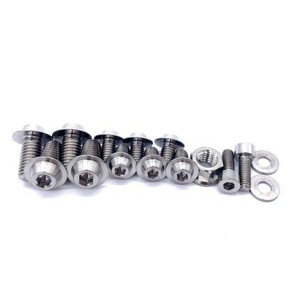 JDC Titanium Engine Bay Dress-Up Hardware Kit | Mitsubishi Evo X