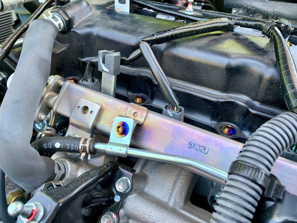 JDC Titanium Engine Bay Dress-Up Hardware Kit | Mitsubishi Evo X