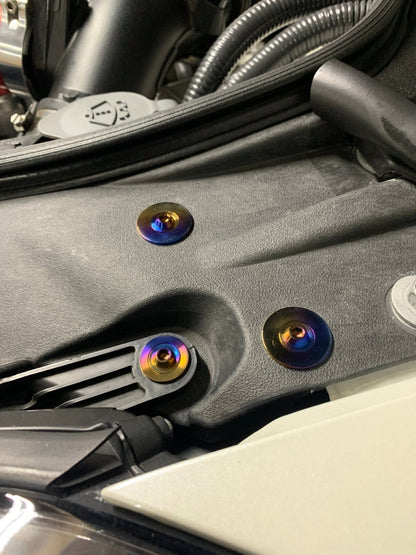 JDC Titanium Fender Hardware Replacement Kit | Nissan R35 GT-R