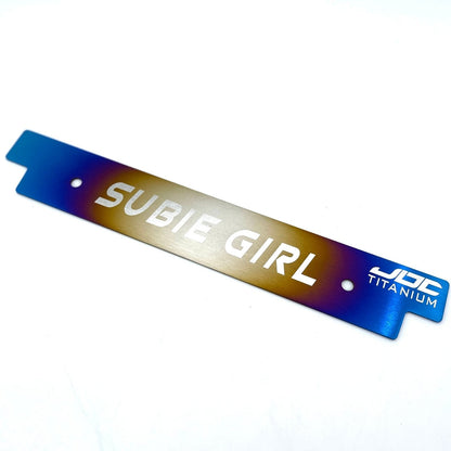 JDC Titanium Front License Plate Delete Kit | Subaru Applications/Universal