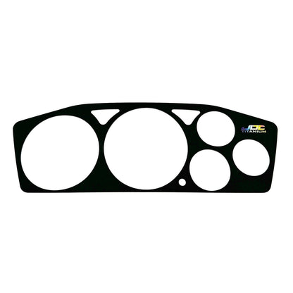 JDC Titanium Gauge Cluster Overlay | Evo 7/8/9